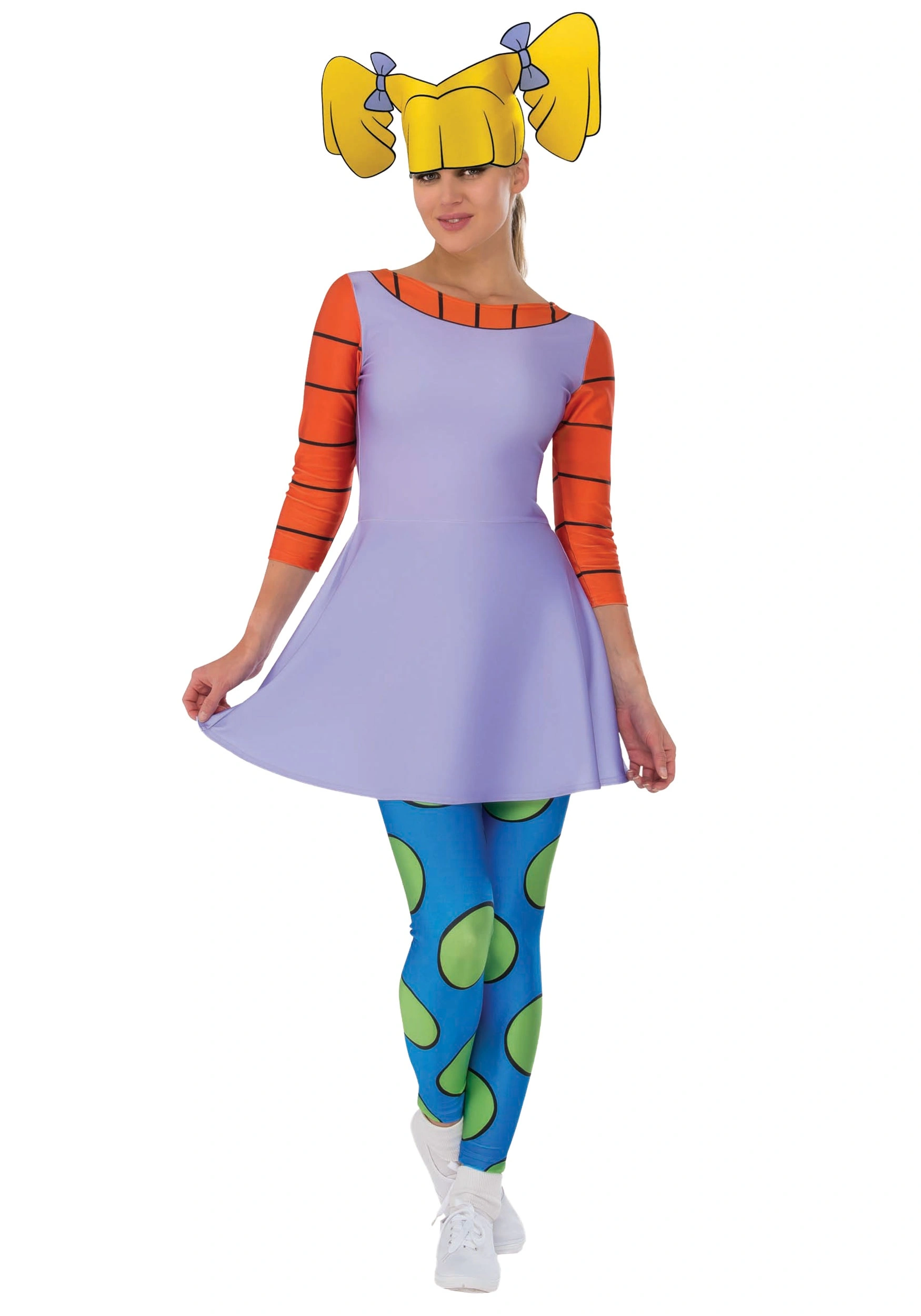 Rubies Costume Co. Inc Adult Rugrats Angelica Costume 3 Rubies Costume Co. Inc Adult Rugrats Angelica Costume