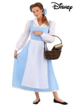 Fun Costumes Belle Blue Dress Costume For Women From Disney's Beauty And The Beast -Disney Costumes Sales womens beauty and the beast belle blue dress alt 9