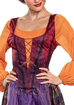 Disguise Hocus Pocus Deluxe Mary Costume For Women -Disney Costumes Sales womens hocus pocus deluxe mary costume alt 3