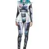 Smiffys Metallic Cyber Alien Costume For Women -Disney Costumes Sales womens metallic cyber alien costume