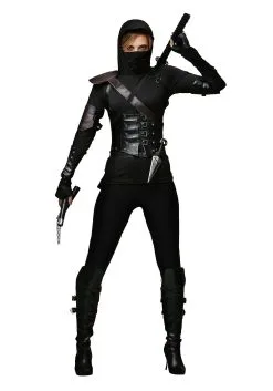 Fun Costumes Ninja Assassin Costume For Women -Disney Costumes Sales womens ninja assassin alt 4