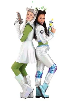 Armada Outer Space Alien Women's Costume 12 Armada Outer Space Alien Women's Costume -Disney Costumes Sales womens outer space alien costume alt 2