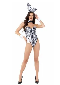 Roma Playboy Bunny Cover Girl Costume For Women