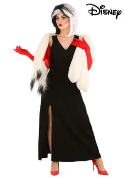 Fun Costumes Cruella De Vil Stole Costume For Women From Disney’s 101 Dalmatians 20 Fun Costumes Cruella De Vil Stole Costume For Women From Disney’s 101 Dalmatians -Disney Costumes Sales womens prestige cruella de vil stole costume alt 3