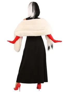 Fun Costumes Cruella De Vil Stole Costume For Women From Disney’s 101 Dalmatians 21 Fun Costumes Cruella De Vil Stole Costume For Women From Disney’s 101 Dalmatians -Disney Costumes Sales womens prestige cruella de vil stole costume alt 4