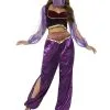 Smiffys Purple Belly Dancer Women's Costume -Disney Costumes Sales womens purple belly dancer costume