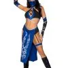 LEG AVENUE Sexy Blue Mortal Ninja Costume For Women 2 LEG AVENUE Sexy Blue Mortal Ninja Costume For Women -Disney Costumes Sales womens sexy blue mortal ninja costume