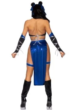 LEG AVENUE Sexy Blue Mortal Ninja Costume For Women 6 LEG AVENUE Sexy Blue Mortal Ninja Costume For Women -Disney Costumes Sales womens sexy blue mortal ninja costume alt 1